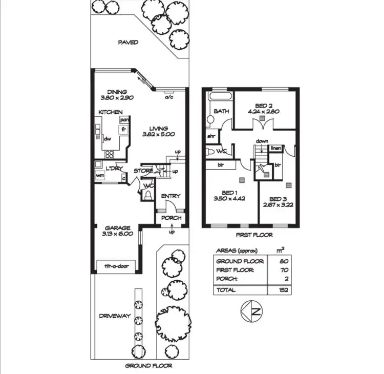 Floorplan of Homely house listing, 12 Bowen Street, Kensington SA 5068