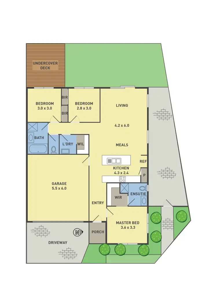 Floorplan of Homely house listing, 17 Bedford Way, Mickleham VIC 3064