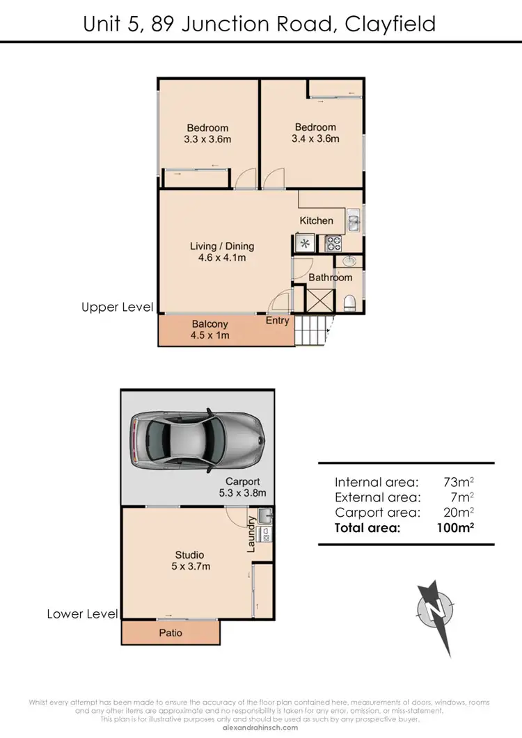 Floorplan of Homely unit listing, 5/89 Junction Road, Clayfield QLD 4011