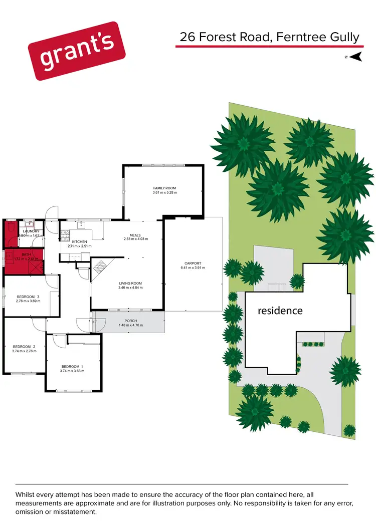 Floorplan of Homely house listing, 26 Forest Road, Ferntree Gully VIC 3156