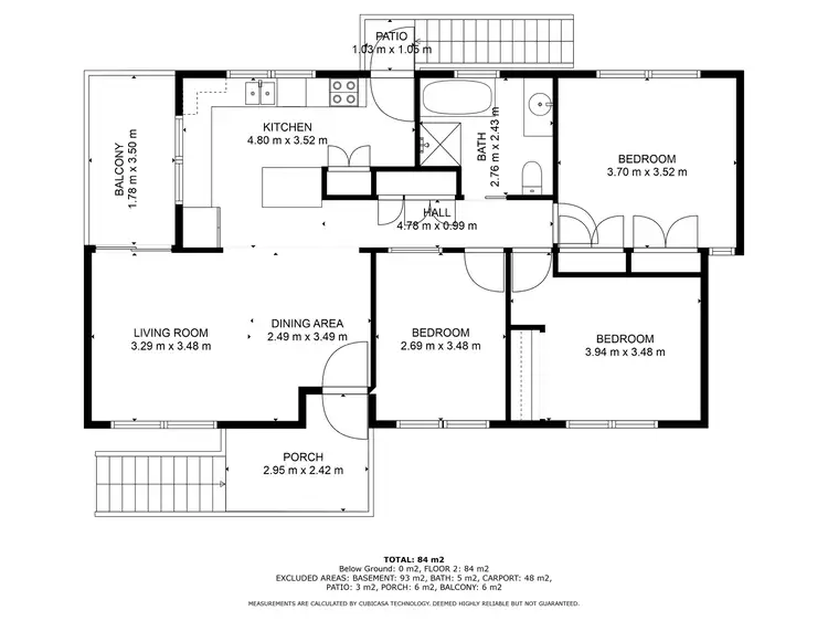 Floorplan of Homely house listing, 14 Cuthbert Crescent, Vincent QLD 4814
