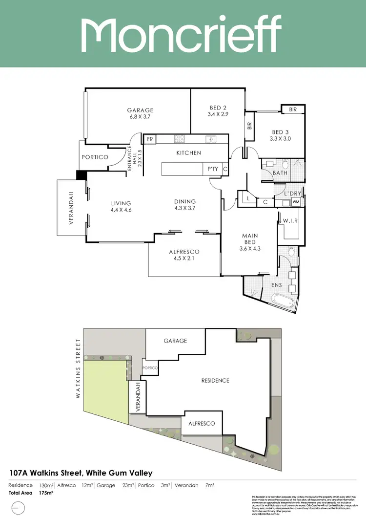 Floorplan of Homely house listing, 107A Watkins Street, White Gum Valley WA 6162