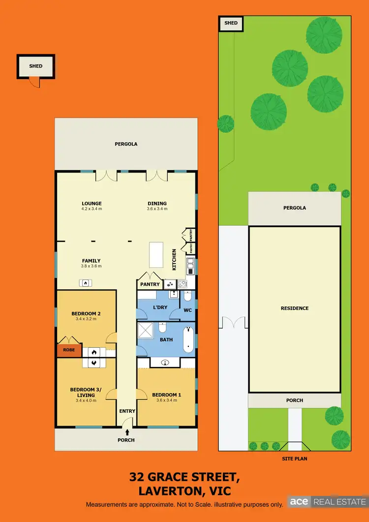 Floorplan of Homely house listing, 32 Grace Street, Laverton VIC 3028