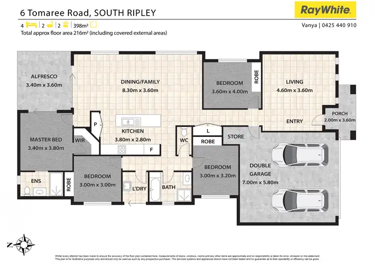 Floorplan of Homely house listing, 6 Tomaree Road, South Ripley QLD 4306