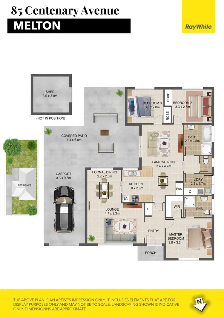 Floorplan of Homely house listing, 85 Centenary Avenue, Melton VIC 3337