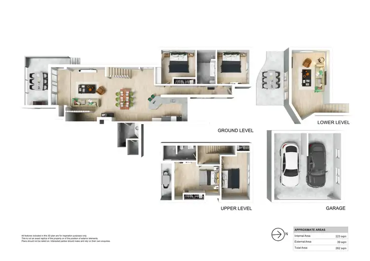 Floorplan of Homely townhouse listing, 1/40 Thompson Road, Speers Point NSW 2284