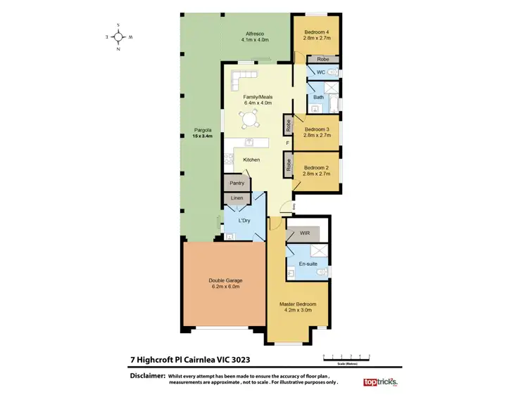 Floorplan of Homely house listing, 7 Highcroft Place, Cairnlea VIC 3023