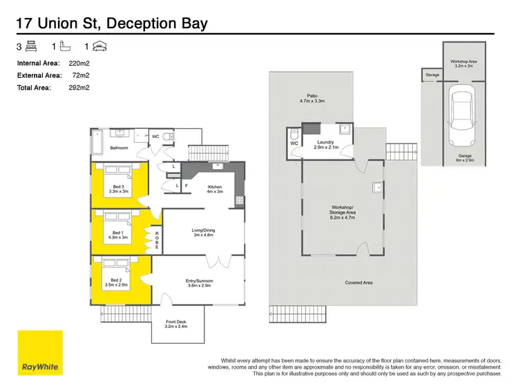 Floorplan of Homely house listing, 17 Union Street, Deception Bay QLD 4508