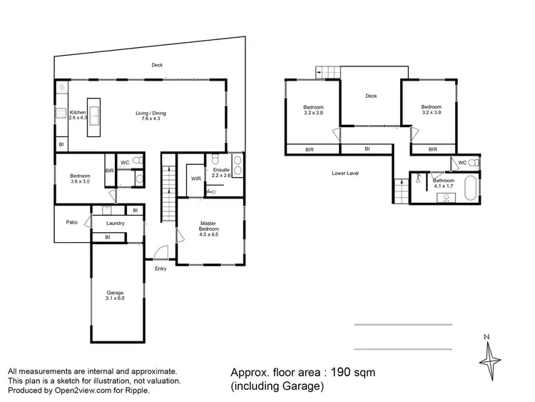Floorplan of Homely house listing, 9 Rushwood Court, Lenah Valley TAS 7008