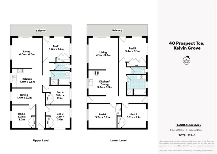 Floorplan of Homely house listing, 40 Prospect Terrace, Kelvin Grove QLD 4059