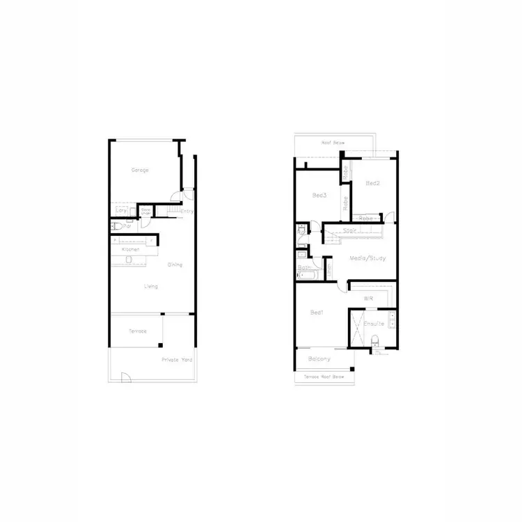Floorplan of Homely townhouse listing, 11/3031 The Boulevard, Carrara QLD 4211
