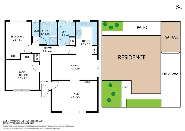 Floorplan of Homely unit listing, 7/199 Yarrowee Street, Sebastopol VIC 3356