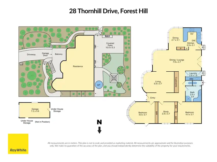 Floorplan of Homely house listing, 28 Thornhill Drive, Forest Hill VIC 3131