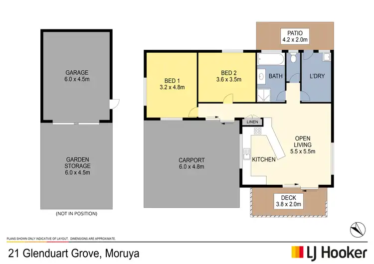 Floorplan of Homely house listing, 21 Glenduart Grove, Moruya NSW 2537