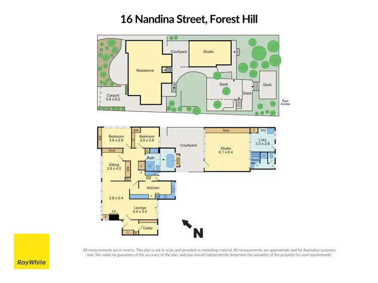 Floorplan of Homely house listing, 16 Nandina Street, Forest Hill VIC 3131