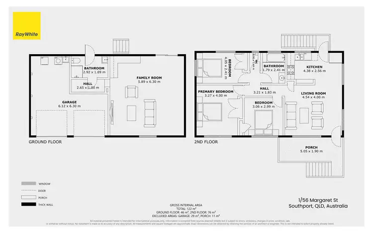 Floorplan of Homely townhouse listing, 1/56 Margaret Street, Southport QLD 4215