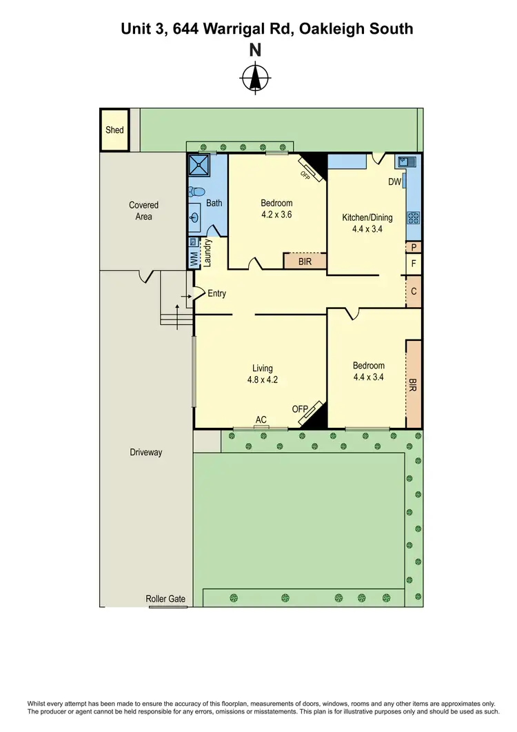 Floorplan of Homely townhouse listing, 3/644 Warrigal Road, Oakleigh South VIC 3167