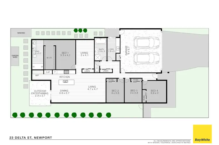 Floorplan of Homely house listing, 23 Delta Street, Newport QLD 4020