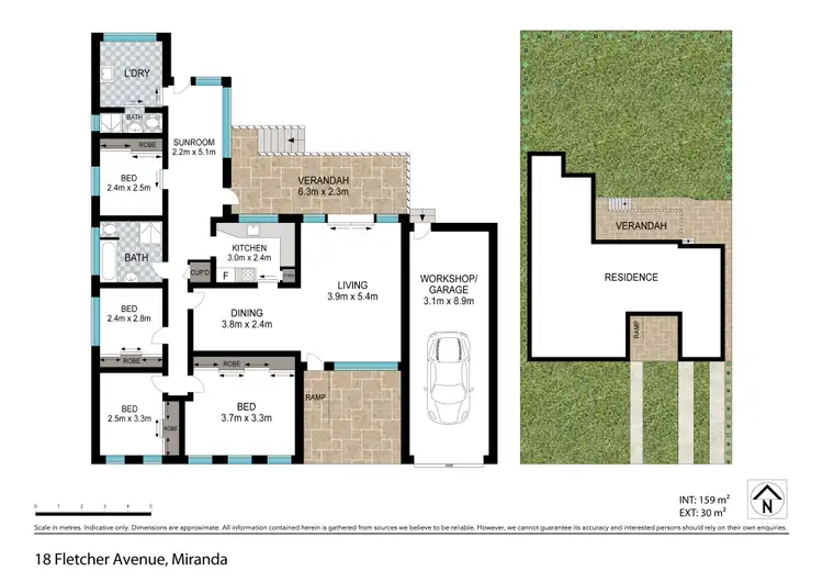 Floorplan of Homely house listing, 18 Fletcher Avenue, Miranda NSW 2228