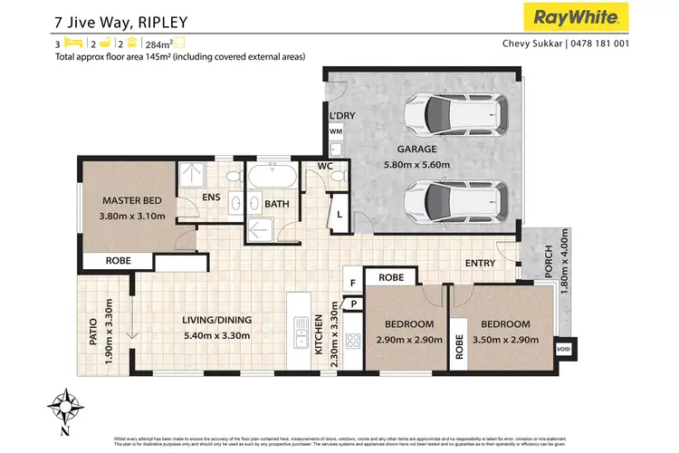 Floorplan of Homely house listing, 7 Jive Way, Ripley QLD 4306