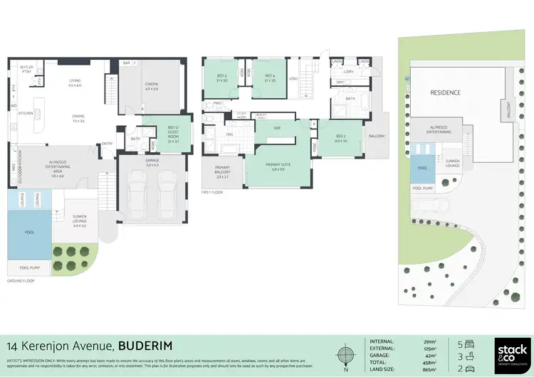 Floorplan of Homely house listing, 14 Kerenjon Avenue, Buderim QLD 4556