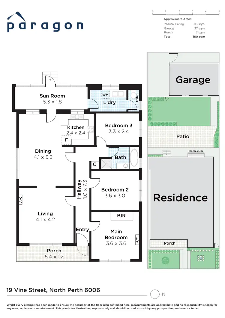 Floorplan of Homely house listing, 19 Vine Street, North Perth WA 6006