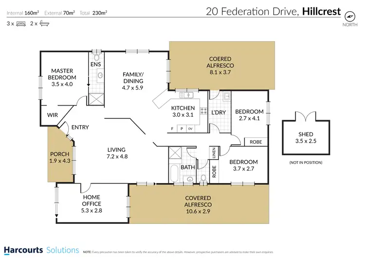 Floorplan of Homely house listing, 20 Federation Drive, Hillcrest QLD 4118