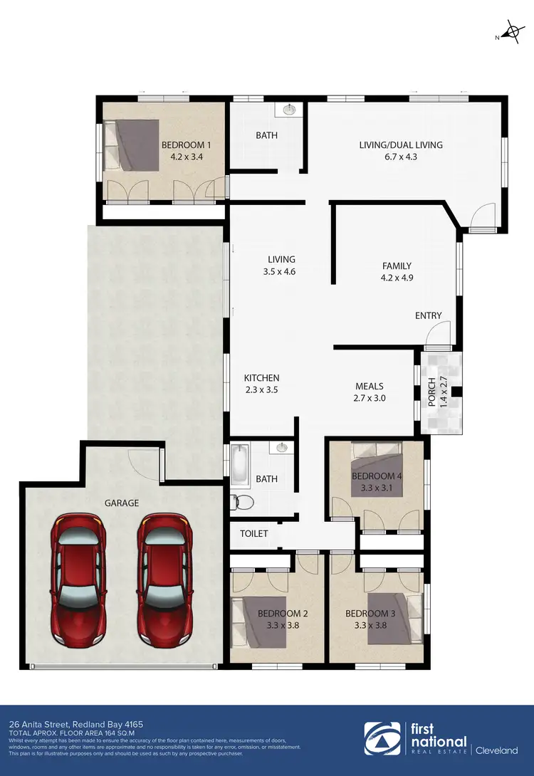 Floorplan of Homely house listing, 26 Anita Street, Redland Bay QLD 4165