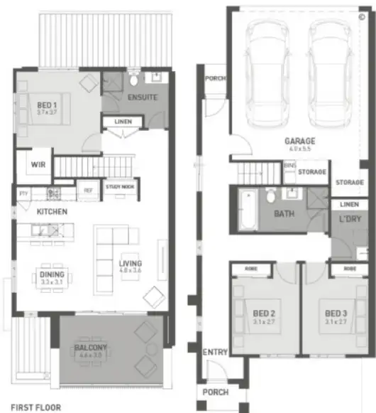 Floorplan of Homely house listing, 36134 Pittsburgh Road, Kalkallo VIC 3064