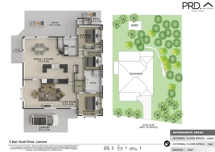 Floorplan of Homely house listing, 5 Barr Scott Drive, Lismore Heights NSW 2480