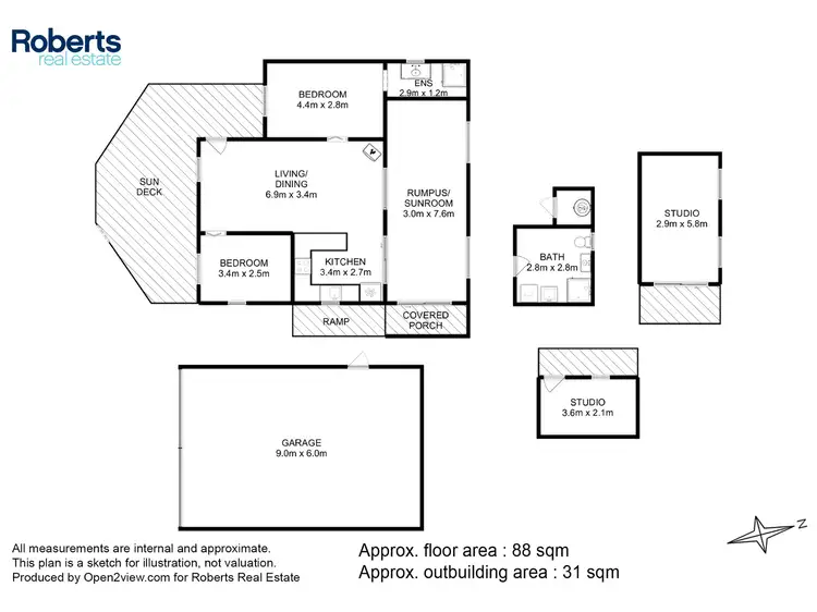 Floorplan of Homely house listing, 11 Champ Street, Seymour TAS 7215