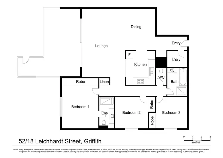Floorplan of Homely apartment listing, 52/18 Leichhardt Street, Griffith ACT 2603