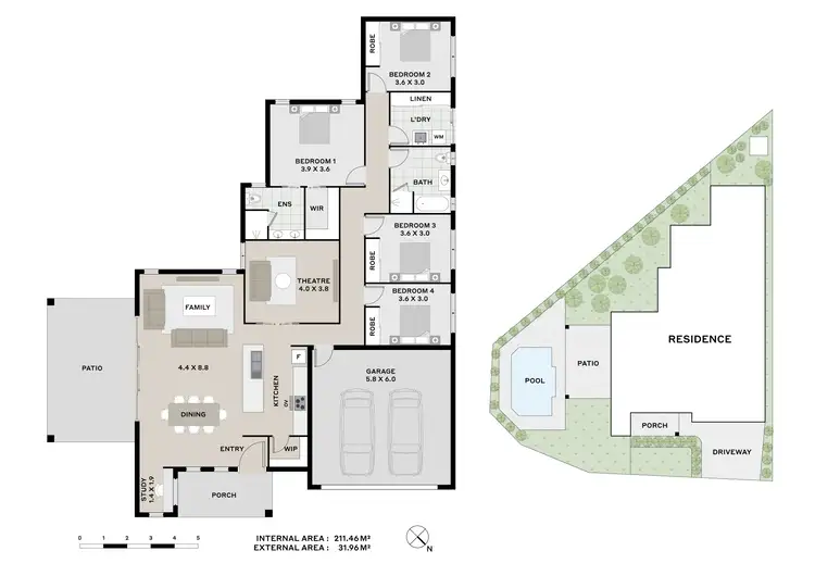 Floorplan of Homely house listing, 2 Brookfield Terrace, Idalia QLD 4811