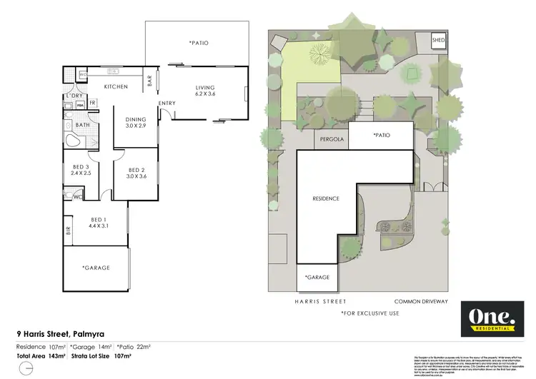 Floorplan of Homely house listing, 9 Harris Street, Palmyra WA 6157
