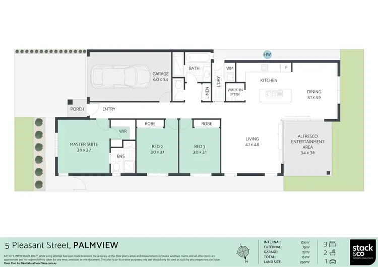 Floorplan of Homely house listing, 5 Pleasant Street, Palmview QLD 4553