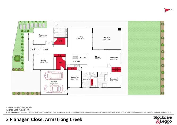 Floorplan of Homely house listing, 3 Flanagan Close, Armstrong Creek VIC 3217