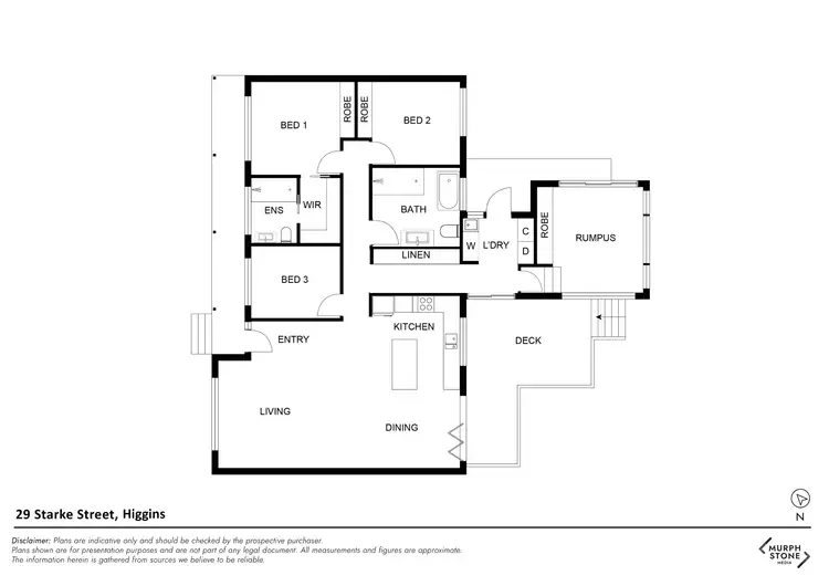 Floorplan of Homely house listing, 29 Starke Street, Higgins ACT 2615