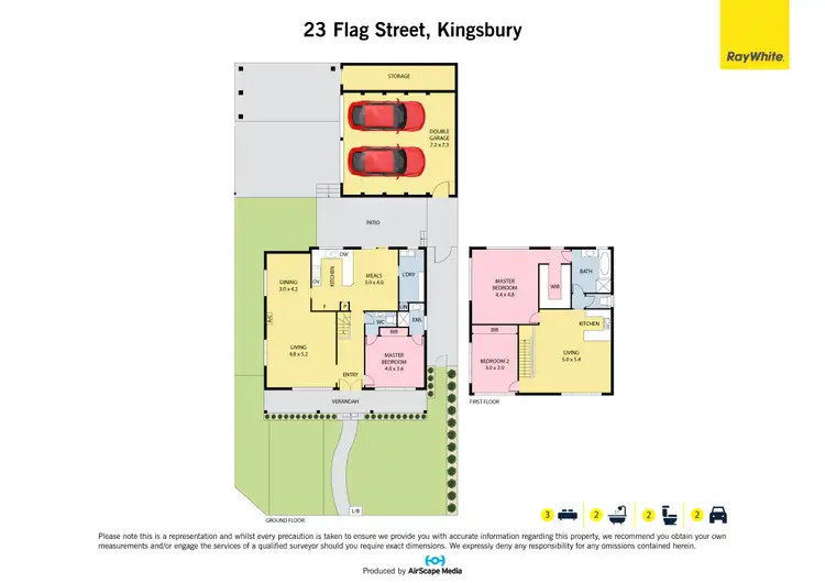 Floorplan of Homely house listing, 23 Flag Street, Kingsbury VIC 3083