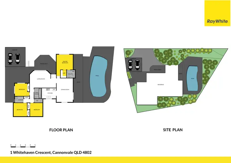 Floorplan of Homely house listing, 1 Whitehaven Crescent, Cannonvale QLD 4802
