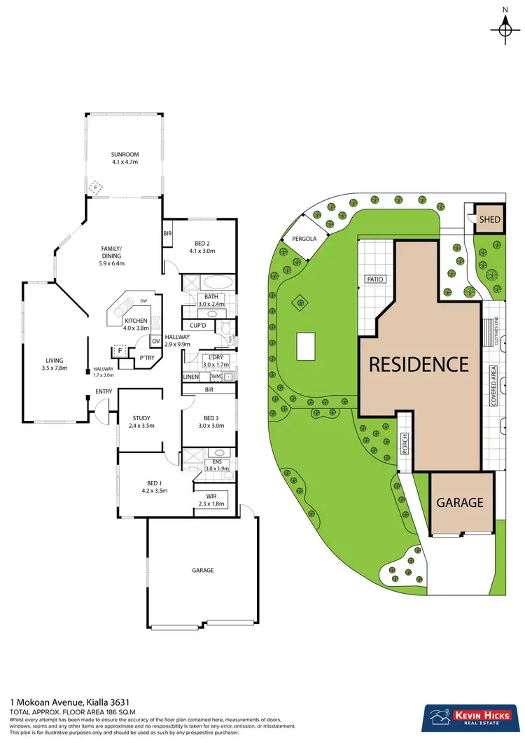 Floorplan of Homely house listing, 1 Mokoan Avenue, Kialla VIC 3631