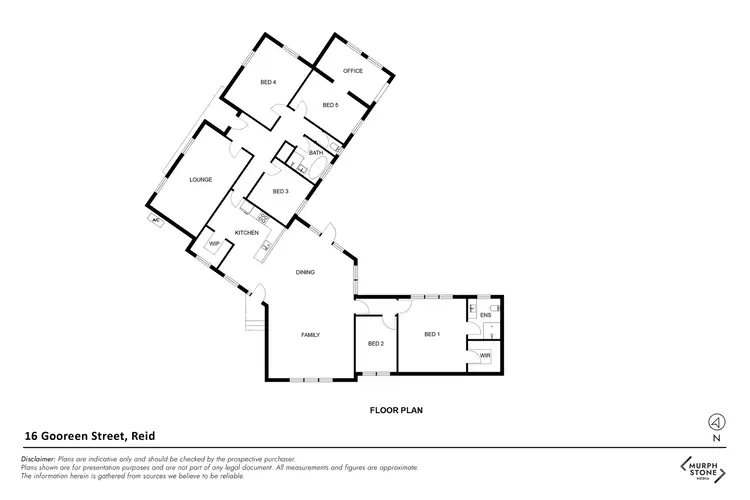 Floorplan of Homely house listing, 16 Gooreen Street, Reid ACT 2612