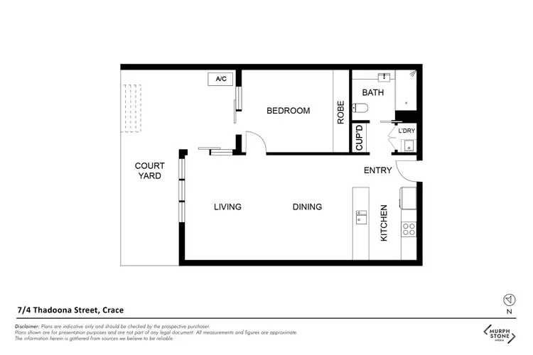 Floorplan of Homely house listing, 7/4 Thadoona Street, Crace ACT 2911