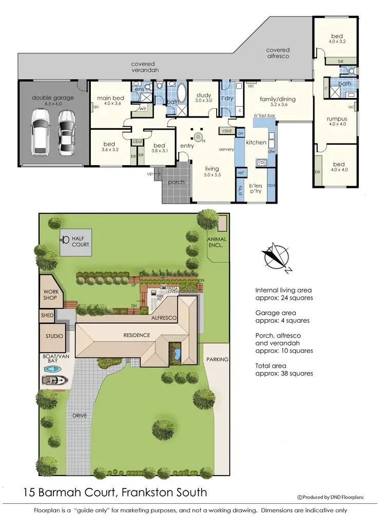 Floorplan of Homely house listing, 15 Barmah Court, Frankston South VIC 3199