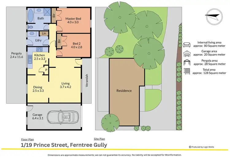 Floorplan of Homely unit listing, 1/19 Prince Street, Ferntree Gully VIC 3156