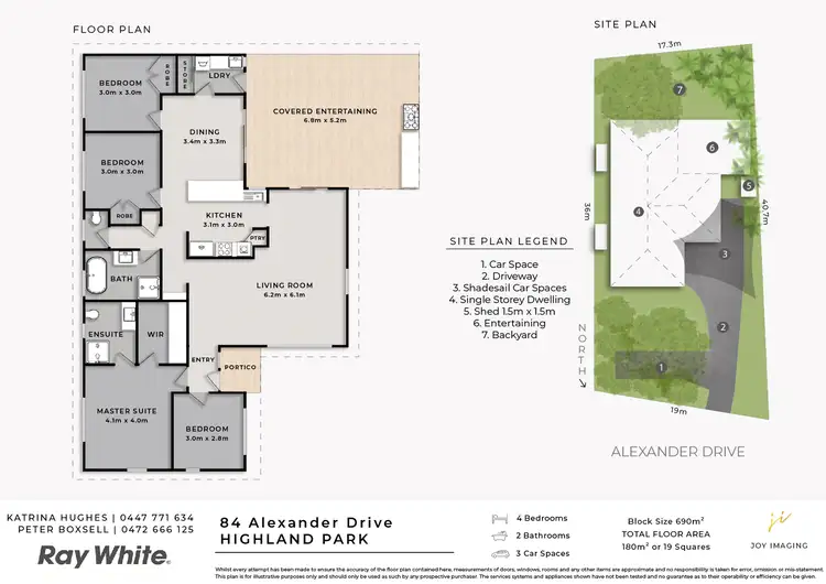 Floorplan of Homely house listing, 84 Alexander Drive, Highland Park QLD 4211