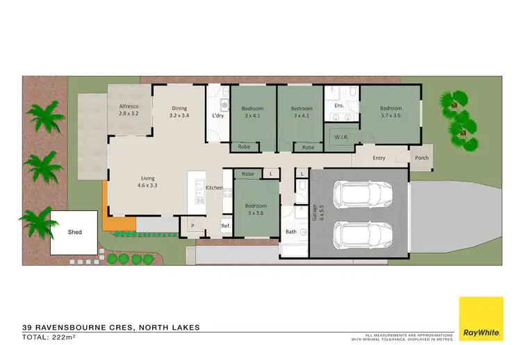 Floorplan of Homely house listing, 39 Ravensbourne Crescent, North Lakes QLD 4509
