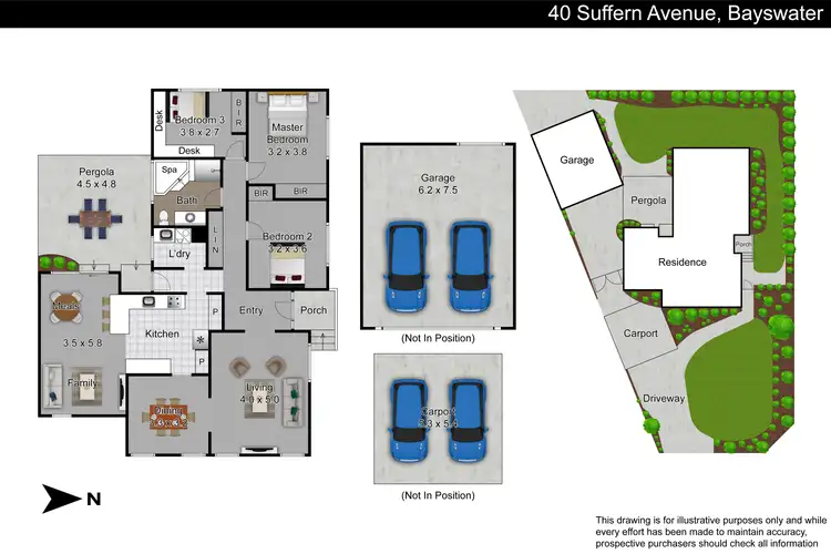 Floorplan of Homely house listing, 40 Suffern Avenue, Bayswater VIC 3153