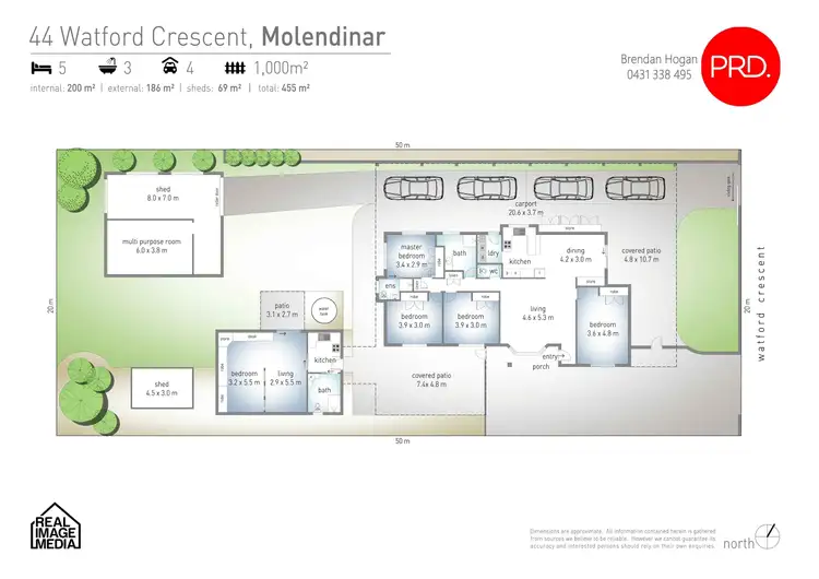 Floorplan of Homely house listing, 44 Watford Crescent, Molendinar QLD 4214