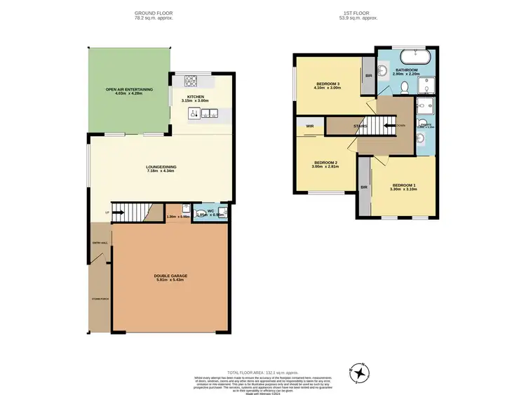 Floorplan of Homely townhouse listing, 3/51 Raleigh Street, Albion Park NSW 2527