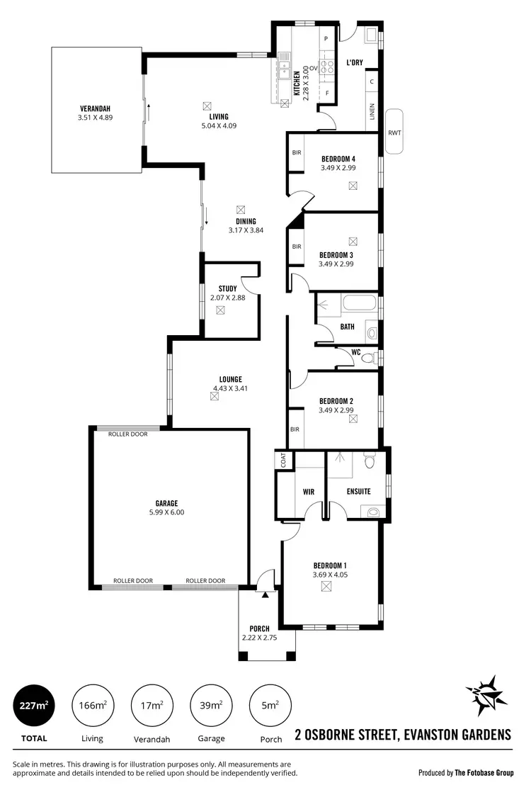 Floorplan of Homely house listing, 2 Osborne Street, Evanston Gardens SA 5116